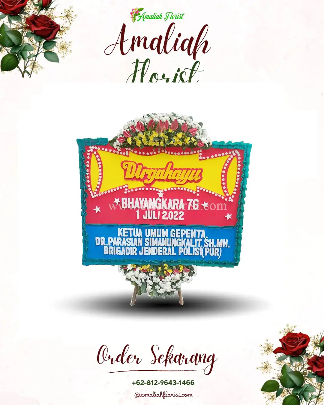 Papan Bunga HUT Ulang Tahun Beutong Ateuh Banggalang